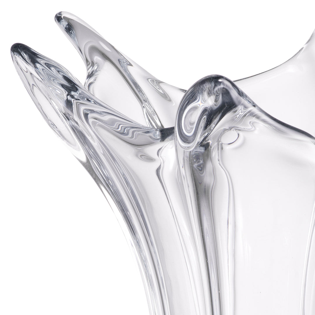 Vase Sutter Handblown Glass Clear Accessories Eichholtz