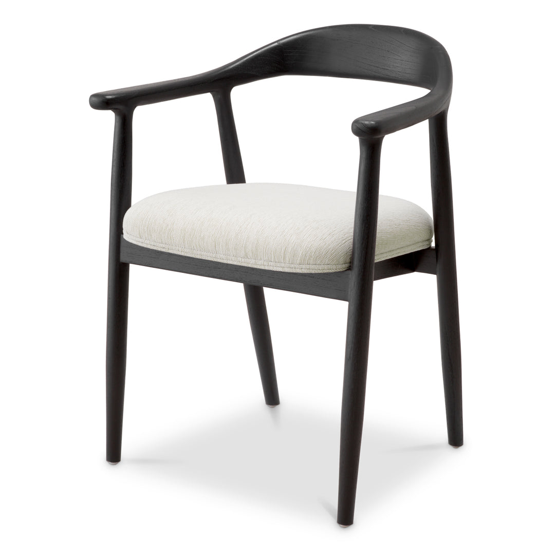 Dining Chair Beale Classic Black Finish Chairs Eichholtz