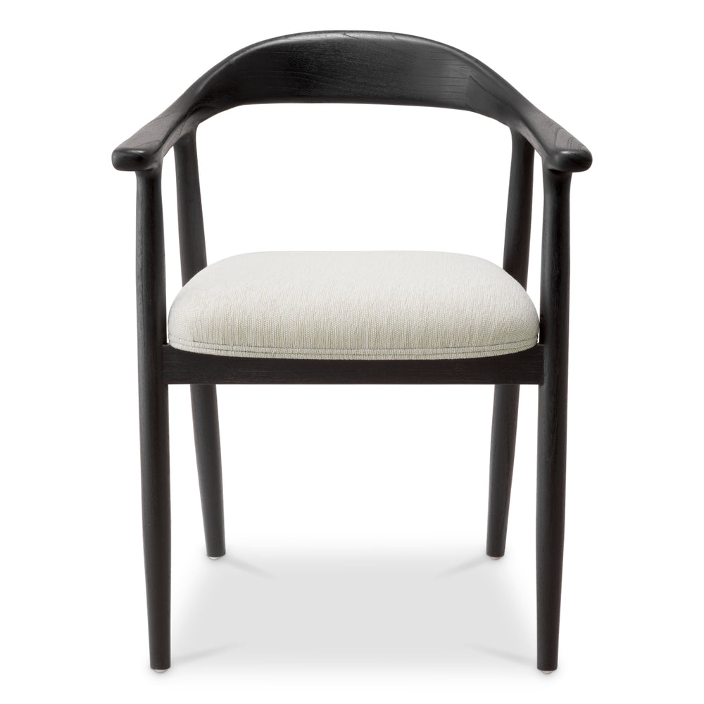 Dining Chair Beale Classic Black Finish Chairs Eichholtz