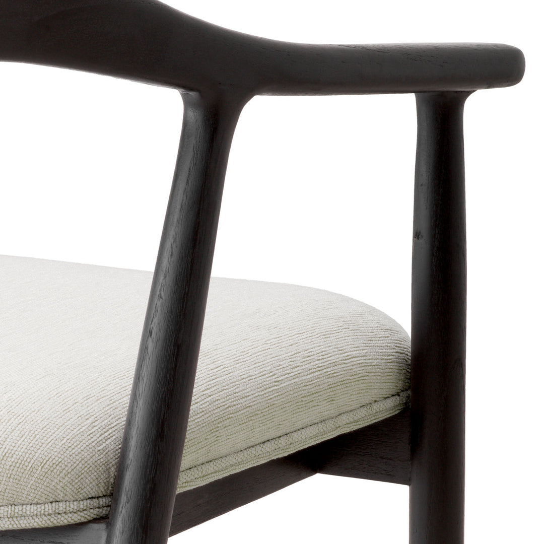 Dining Chair Beale Classic Black Finish Chairs Eichholtz