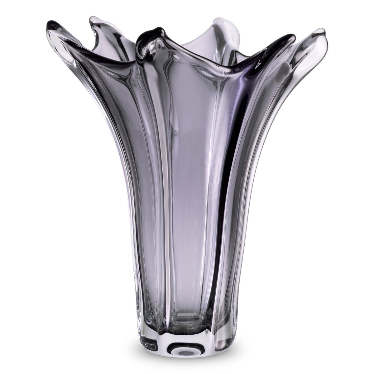 Vase Sutter Handblown Glass Grey – Italian Luxury Interiors