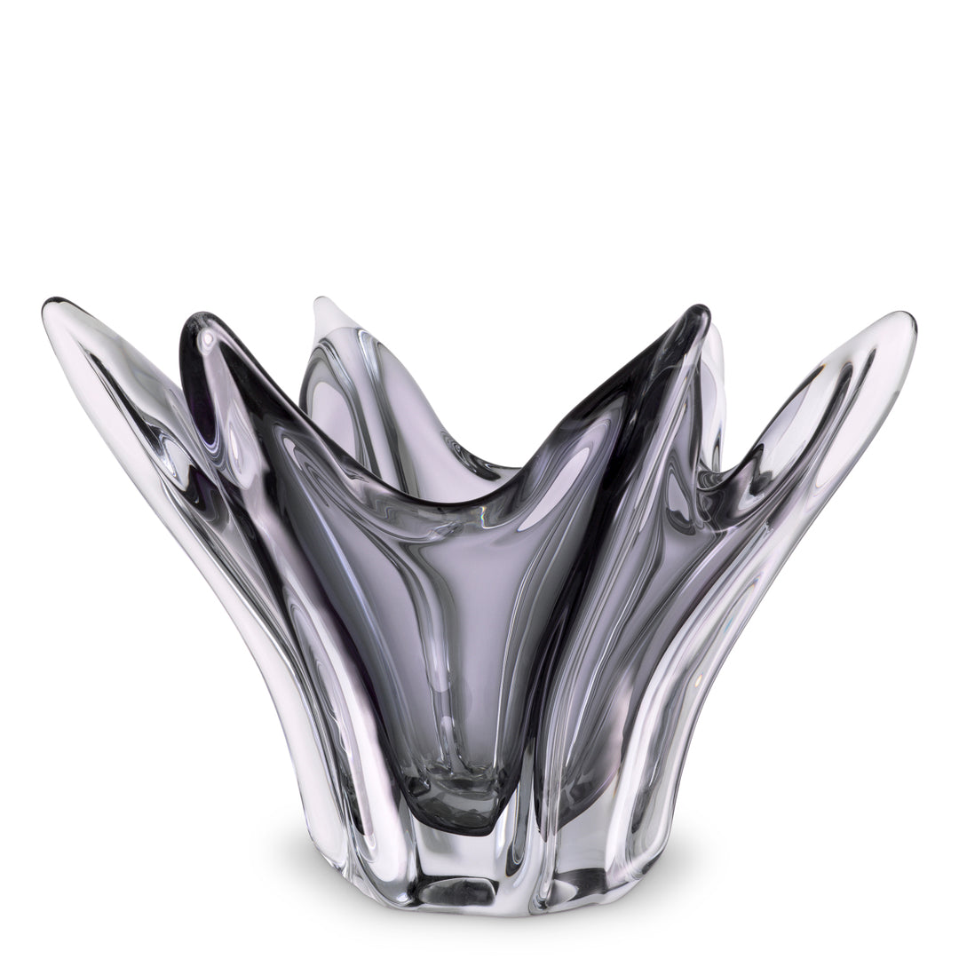 Bowl Sutter Handblown Glass Grey Accessories Eichholtz