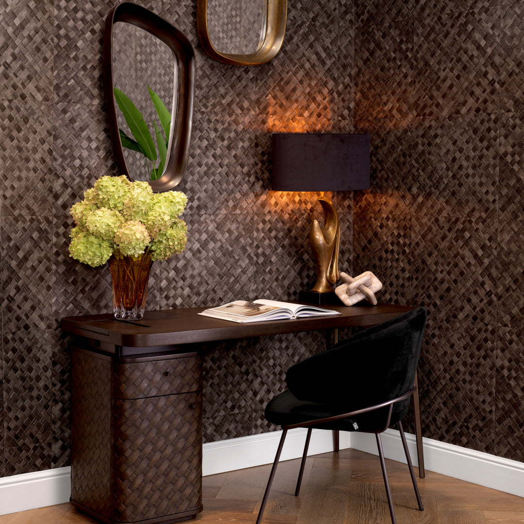 Vase Sutter Handblown Glass Yellow Accessories Eichholtz