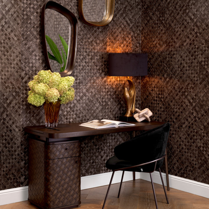 Vase Sutter Handblown Glass Yellow Accessories Eichholtz