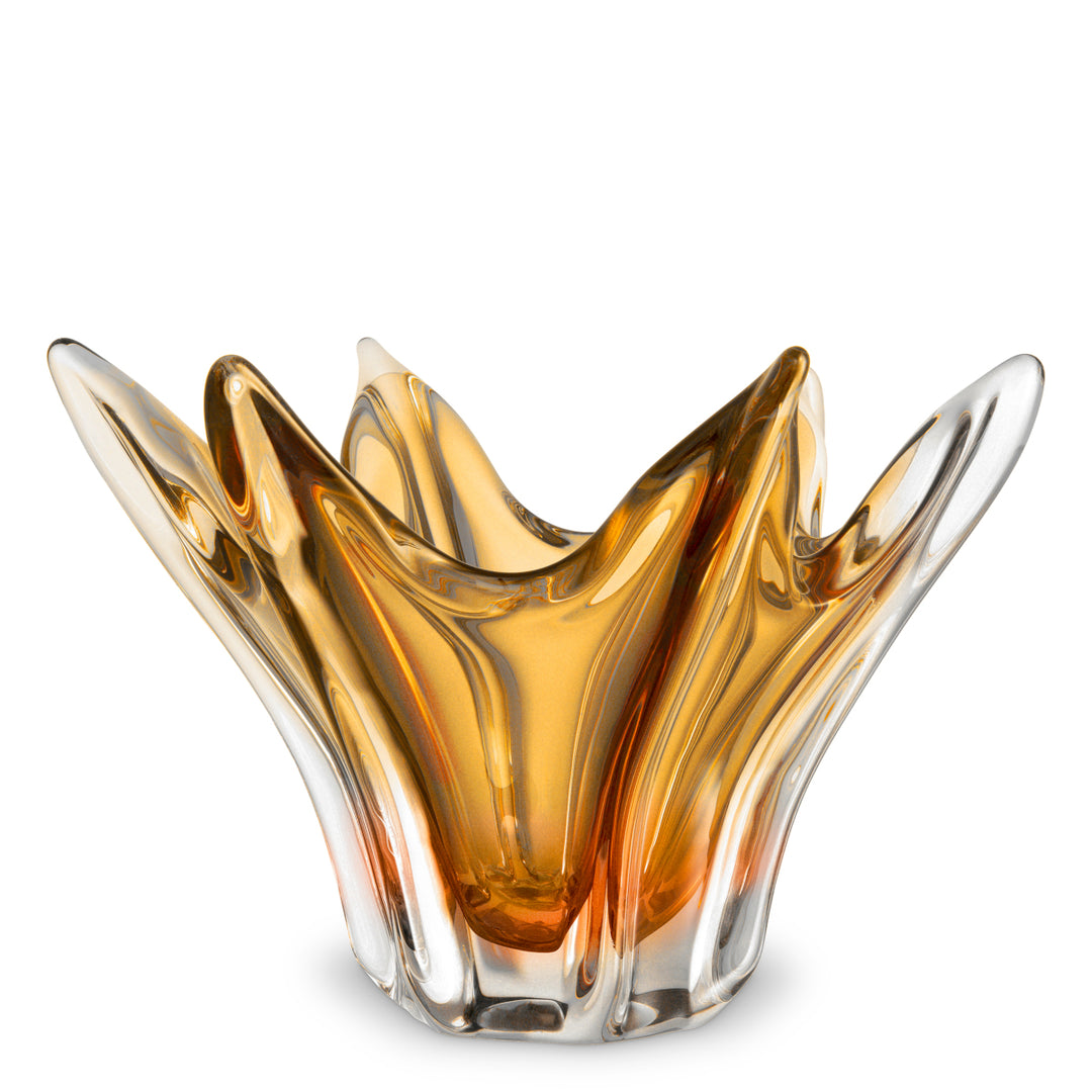 Bowl Sutter Handblown Glass Yellow Accessories Eichholtz