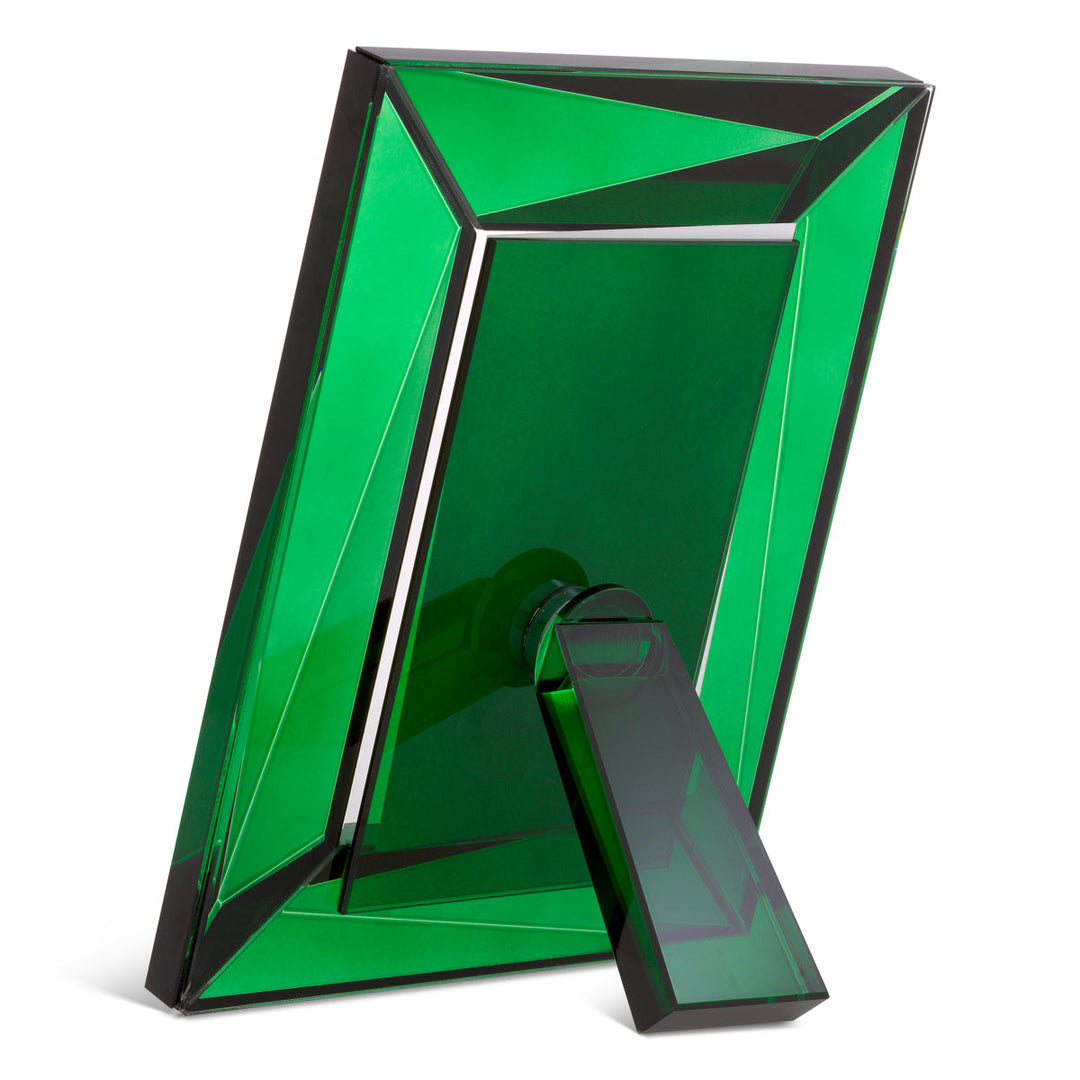 Picture Frame Obliquity S Set Of 2 Green Crystal Glass Accessories Eichholtz