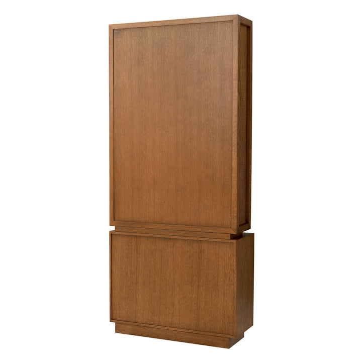 Cabinet Borchard Caramel Oak Veneer Furniture Eichholtz