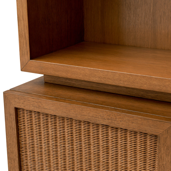 Cabinet Borchard Caramel Oak Veneer Furniture Eichholtz