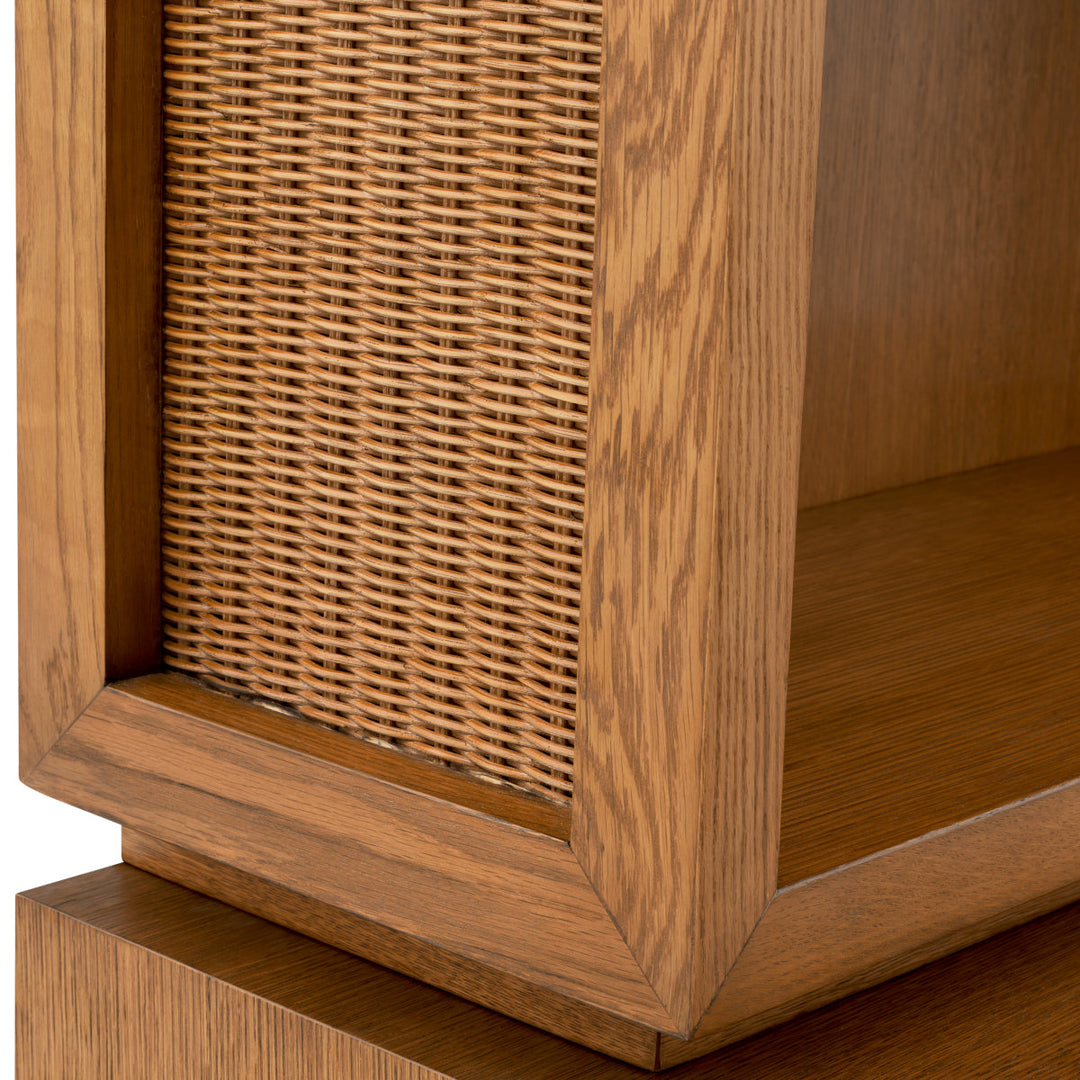 Cabinet Borchard Caramel Oak Veneer Furniture Eichholtz