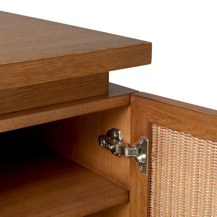 Desk Borchard Caramel Oak Veneer Furniture Eichholtz