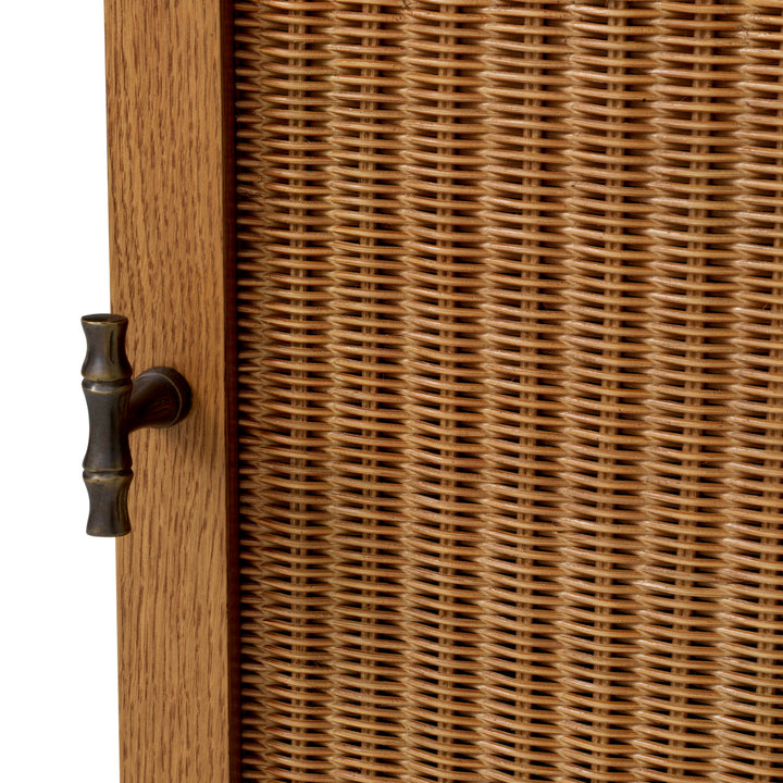 Desk Borchard Caramel Oak Veneer Furniture Eichholtz