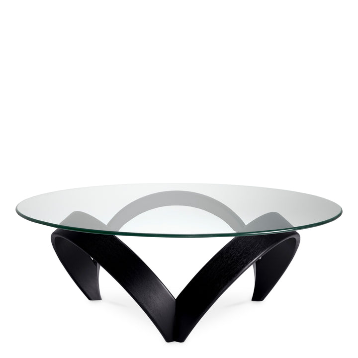 Coffee Table Soquel Black Veneer Tables Eichholtz
