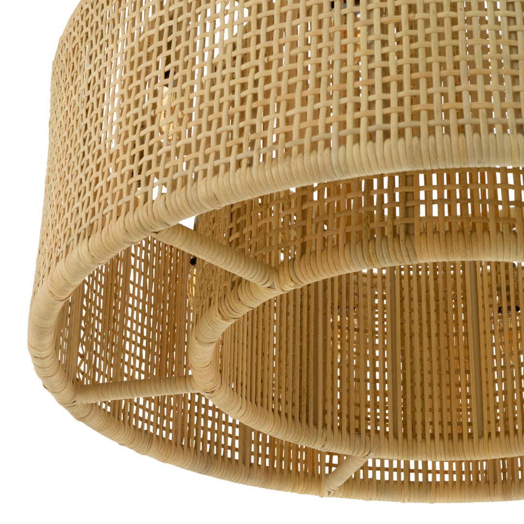 Chandelier Bernardi Natural Rattan Lighting Eichholtz