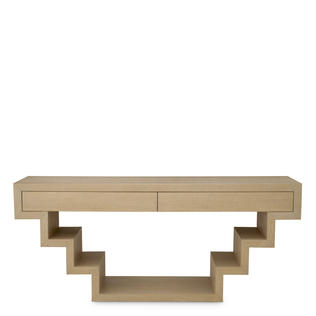 Console Table Rialto Washed Oak Veneer Furniture Eichholtz