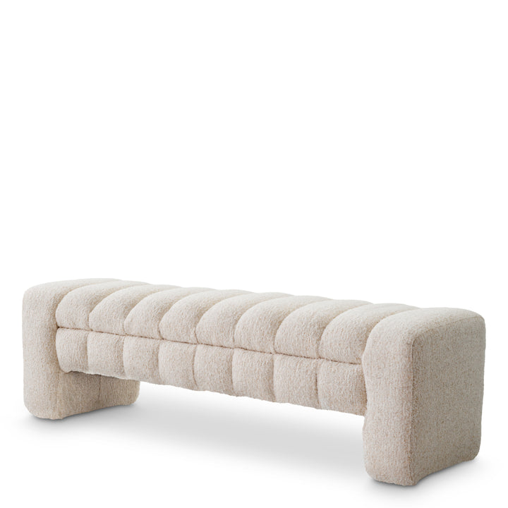 Bench Taranto Cascade Off-White Furniture Eichholtz