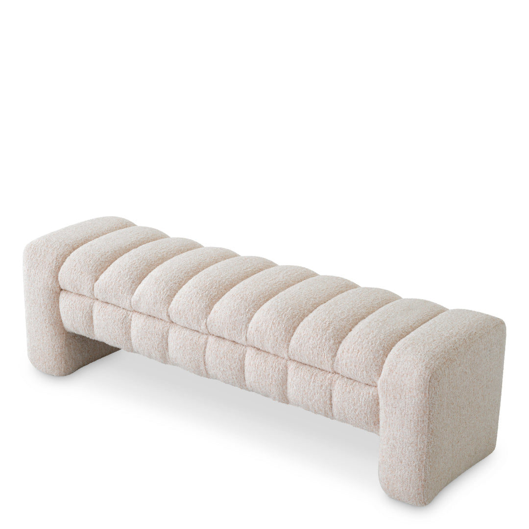 Bench Taranto Cascade Off-White Furniture Eichholtz
