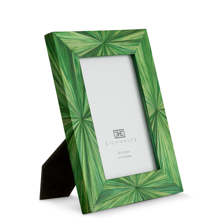 Picture Frame Harvard S Straw Marquetry Green Accessories Eichholtz