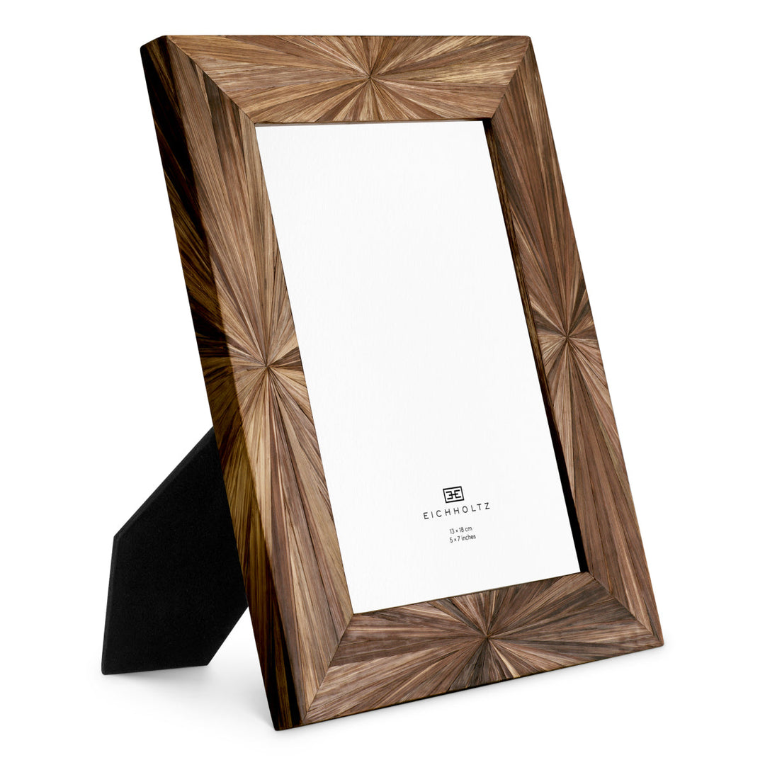 Picture Frame Harvard L Straw Marquetry Brown Accessories Eichholtz