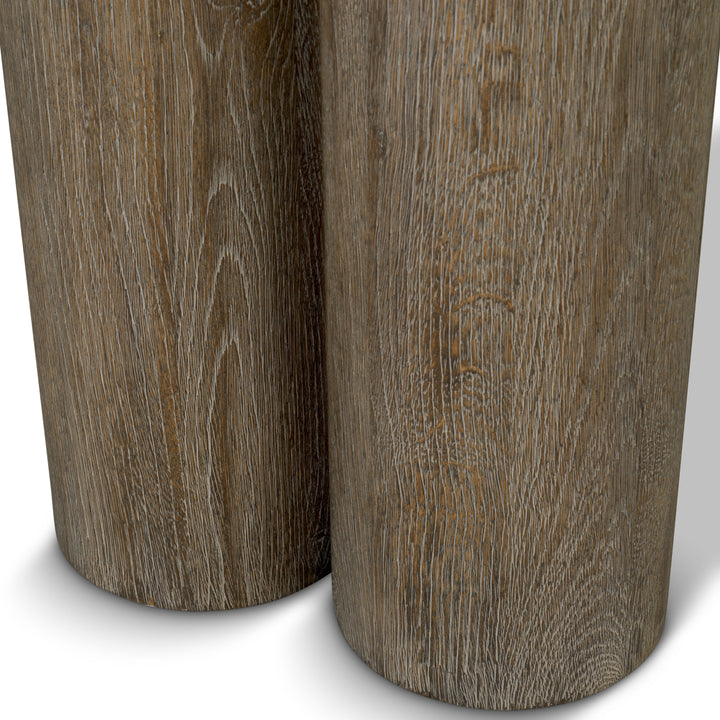 Console Table Lindbrook Silverstone Oak Veneer Furniture Eichholtz