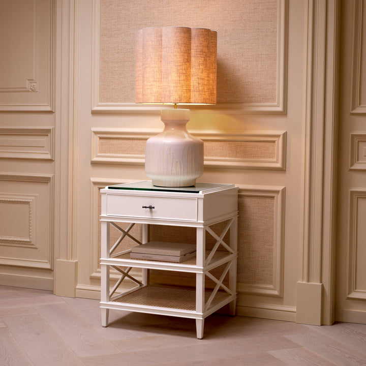Table Lamp Lorena White Drip-Effect Lighting Eichholtz