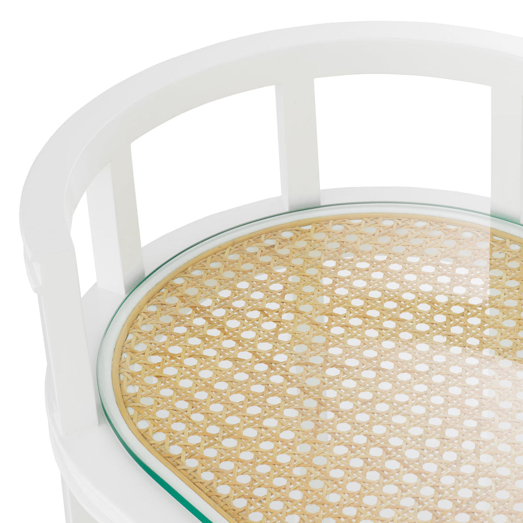 Trolley Bahamas White Finish Furniture Eichholtz