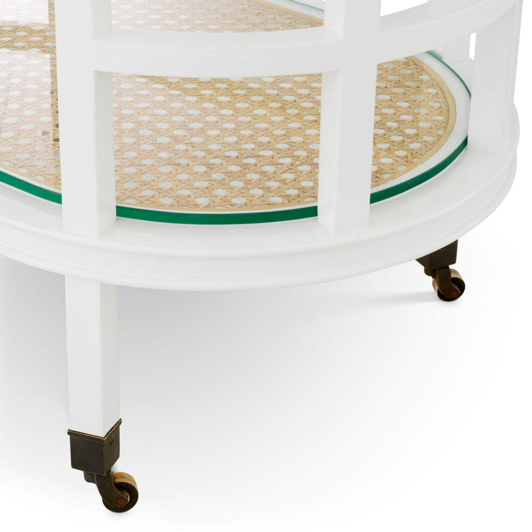 Trolley Bahamas White Finish Furniture Eichholtz