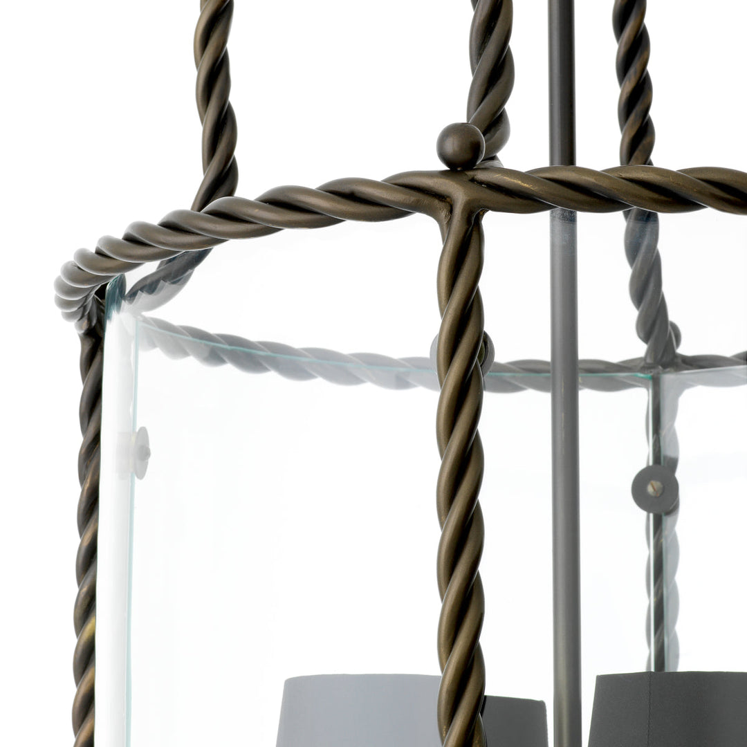 Pendant Preston bronze highlight finish incl black shades New Collection - January 2026 Eichholtz