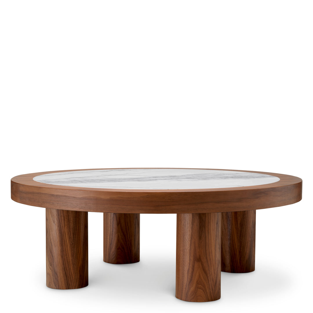 Coffee Table Presedio Walnut Veneer Furniture Eichholtz