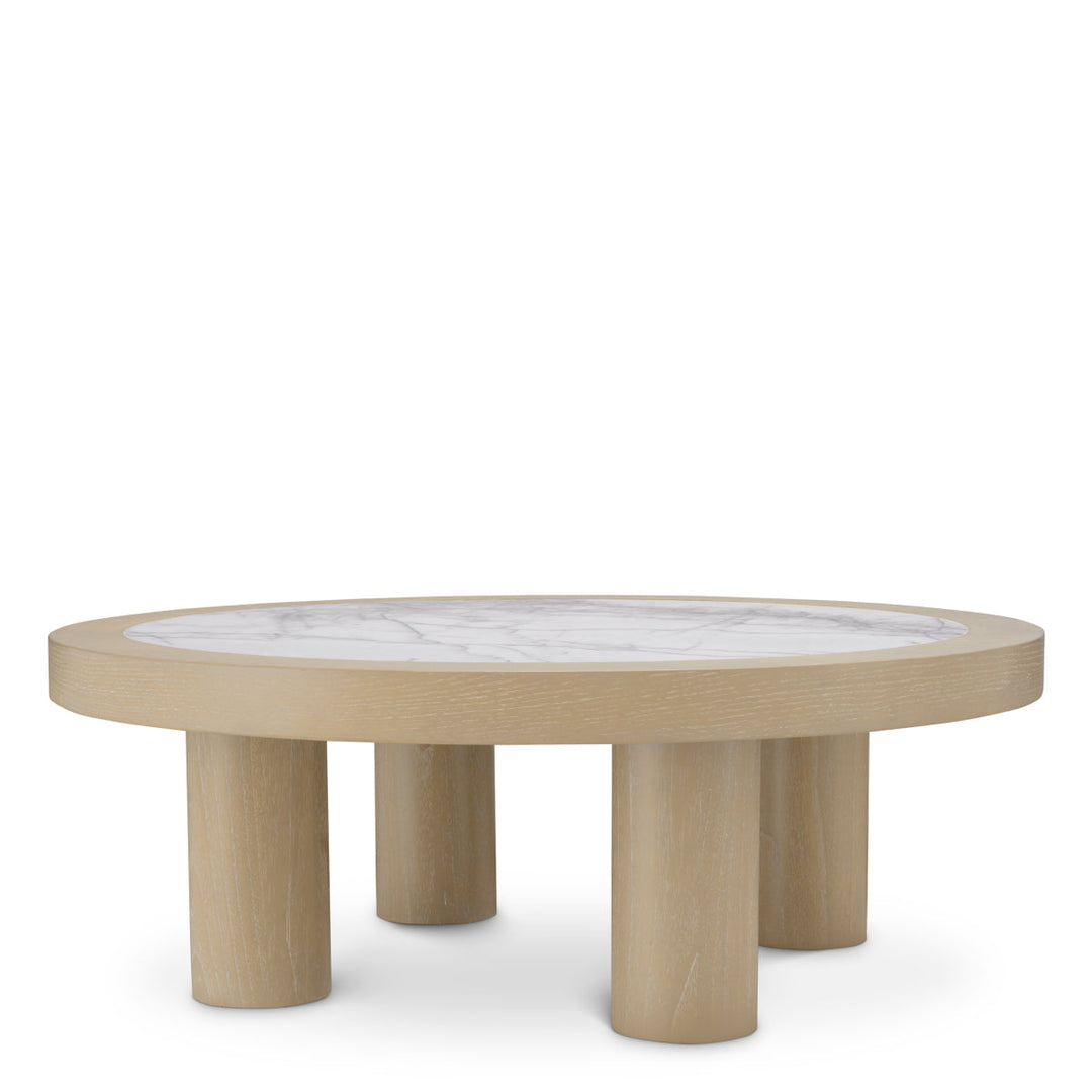 Coffee Table Presedio Washed Oak Veneer Furniture Eichholtz