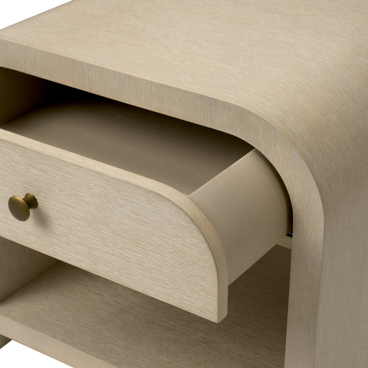 Nightstand Rhodes Washed Oak Veneer Furniture Eichholtz
