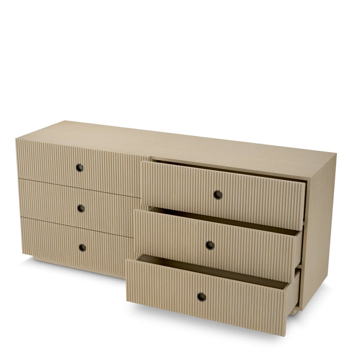 Drawer Chest Dimitrios Washed Oak Veneer Furniture Eichholtz