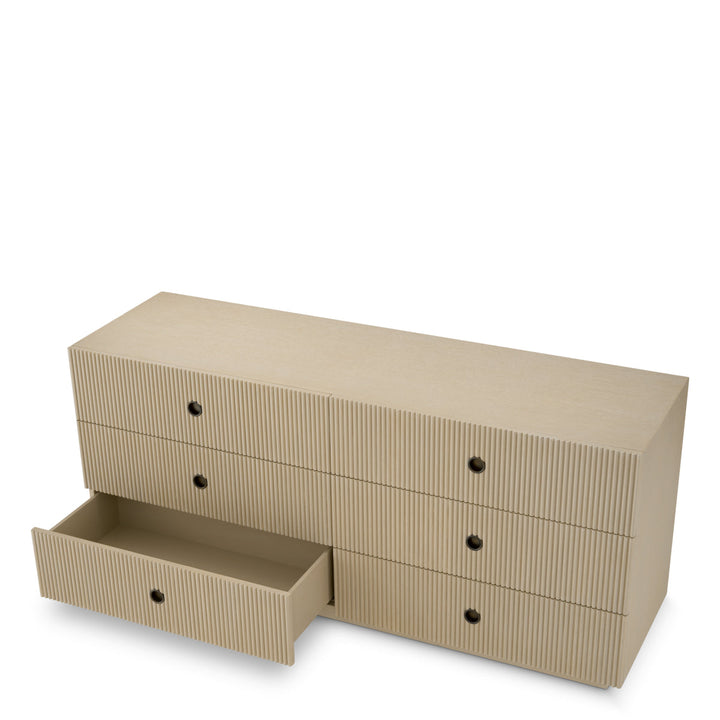 Drawer Chest Dimitrios Washed Oak Veneer Furniture Eichholtz