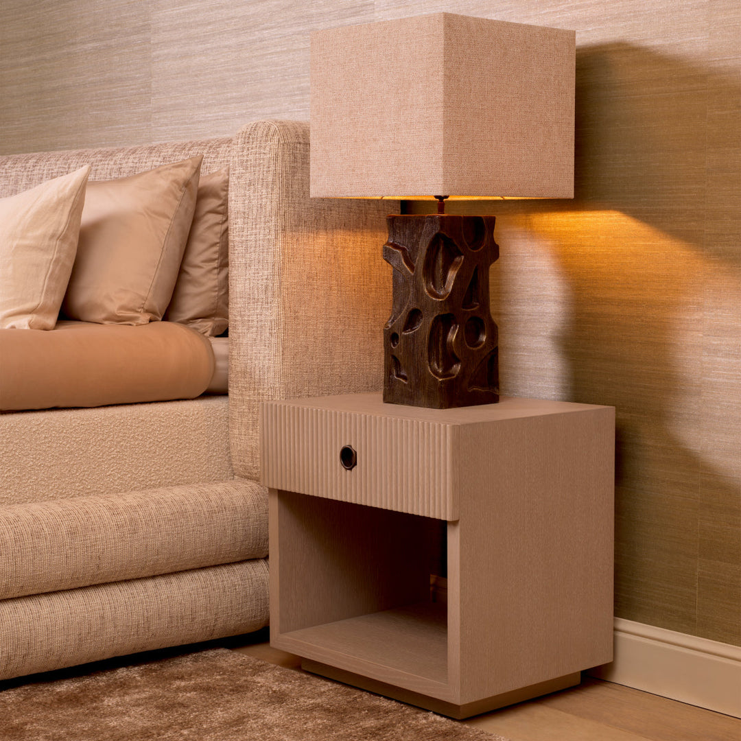 Nightstand Dimitrios Washed Oak Veneer Furniture Eichholtz