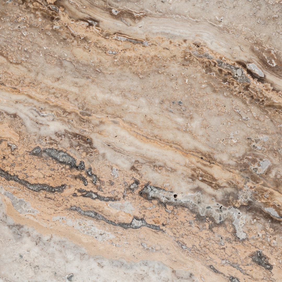 Coffee Table Sartoria Silver Travertine Furniture Eichholtz