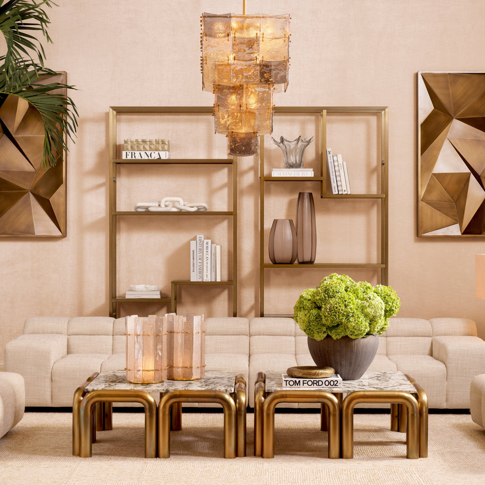Cabinet Corrado I Brushed Brass Finish Cabinets Eichholtz