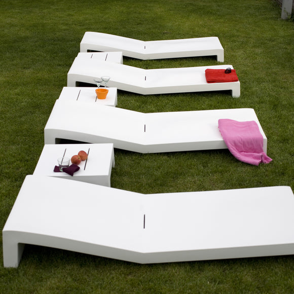 Jut Sun Chaise Table Outdoor Vondom