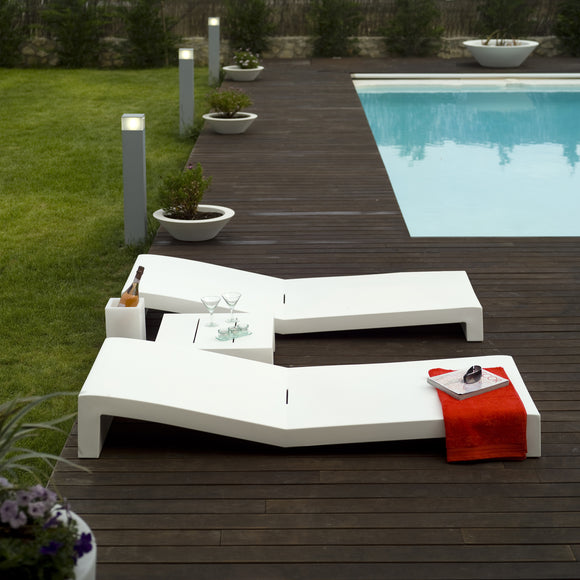 Jut Sun Chaise Table Outdoor Vondom