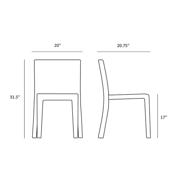 Jut Chair Outdoor Vondom