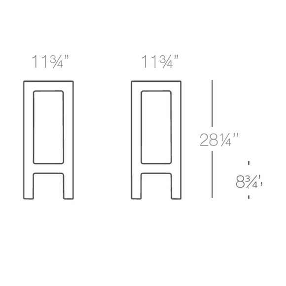 Jut Bar Stool Outdoor Vondom