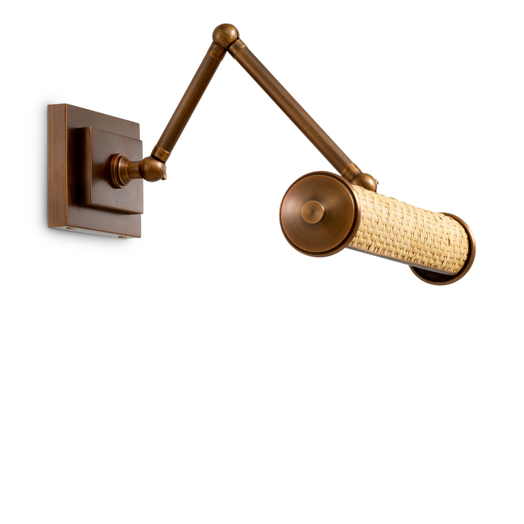 Wall Lamp Luca S Natural Rattan Lighting Eichholtz