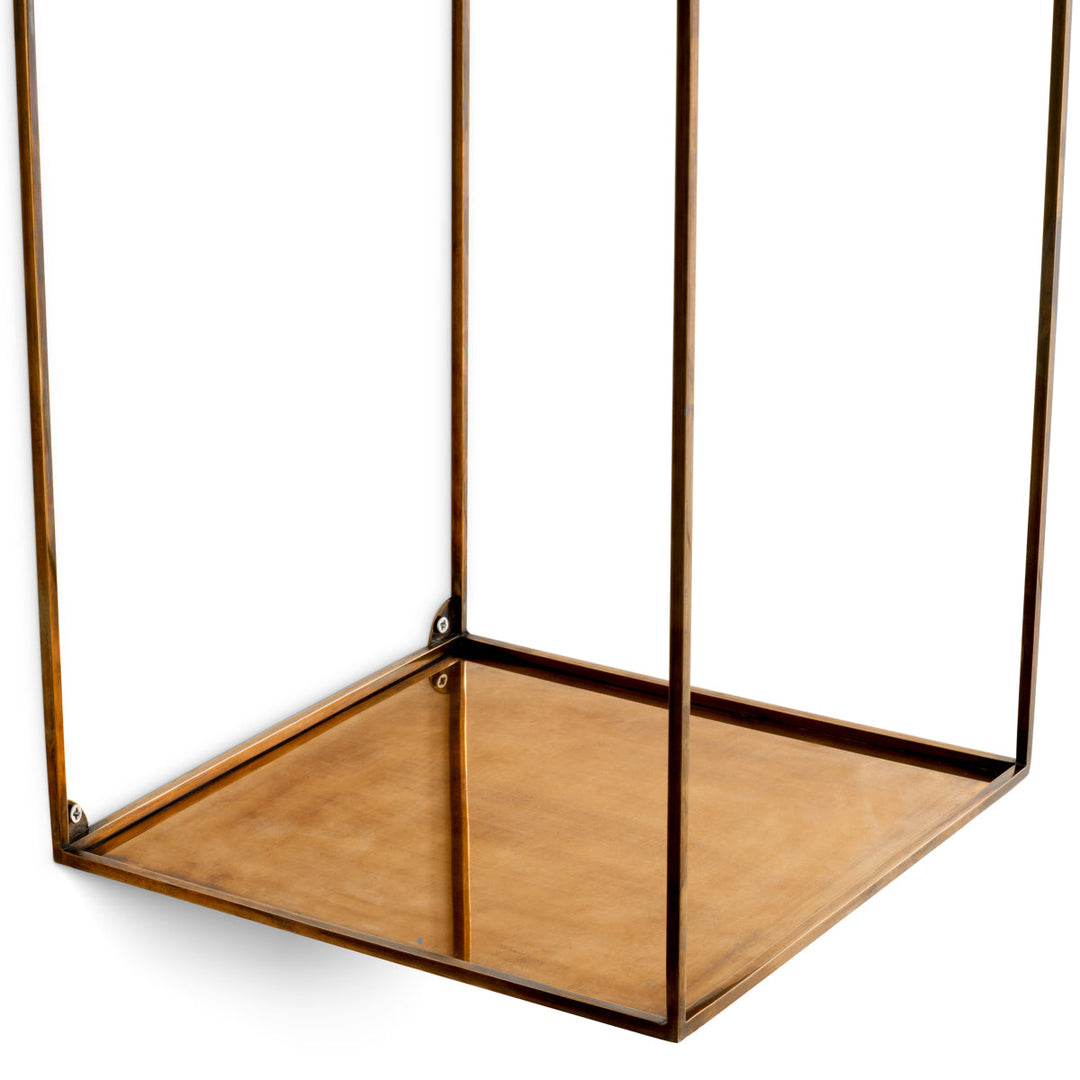 Wall Rack Deco Set Of 2 Vintage Brass Finish Accessories Eichholtz