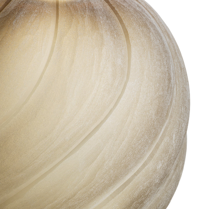 Vase Sicilia S Frosted Light Brown Accessories Eichholtz