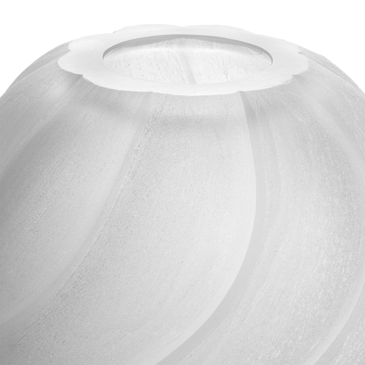 Vase Sicilia S Frosted White Accessories Eichholtz