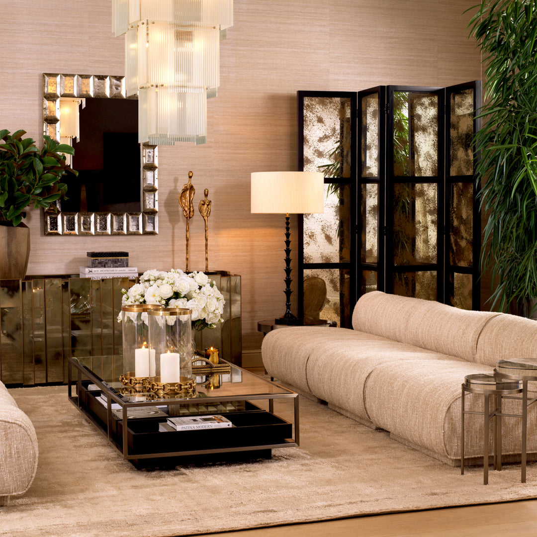 Side Table Hoxton Set Of 2 Brushed Steel Finish Furniture Eichholtz