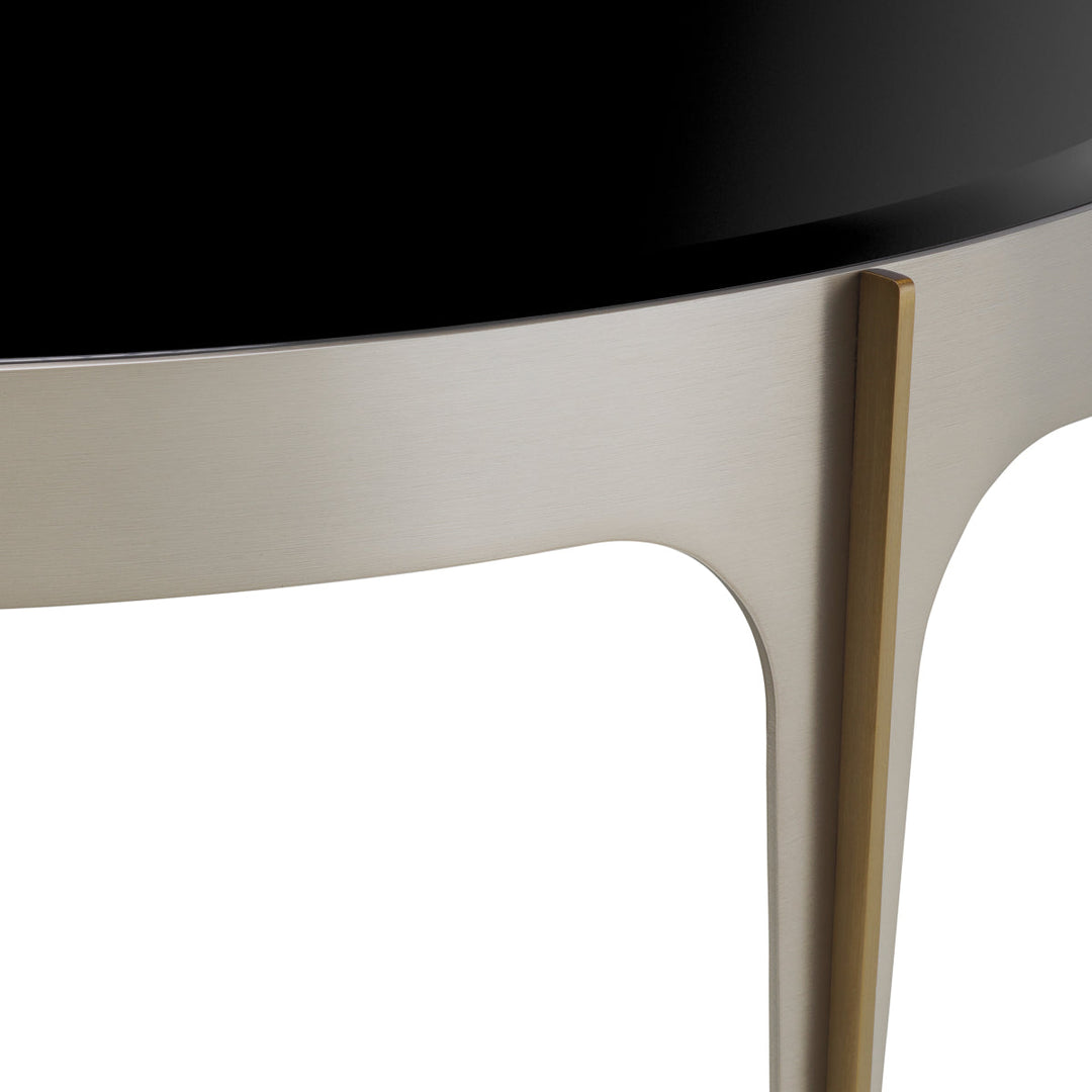 Coffee Table Artemisa S Brushed Steel Finish Furniture Eichholtz