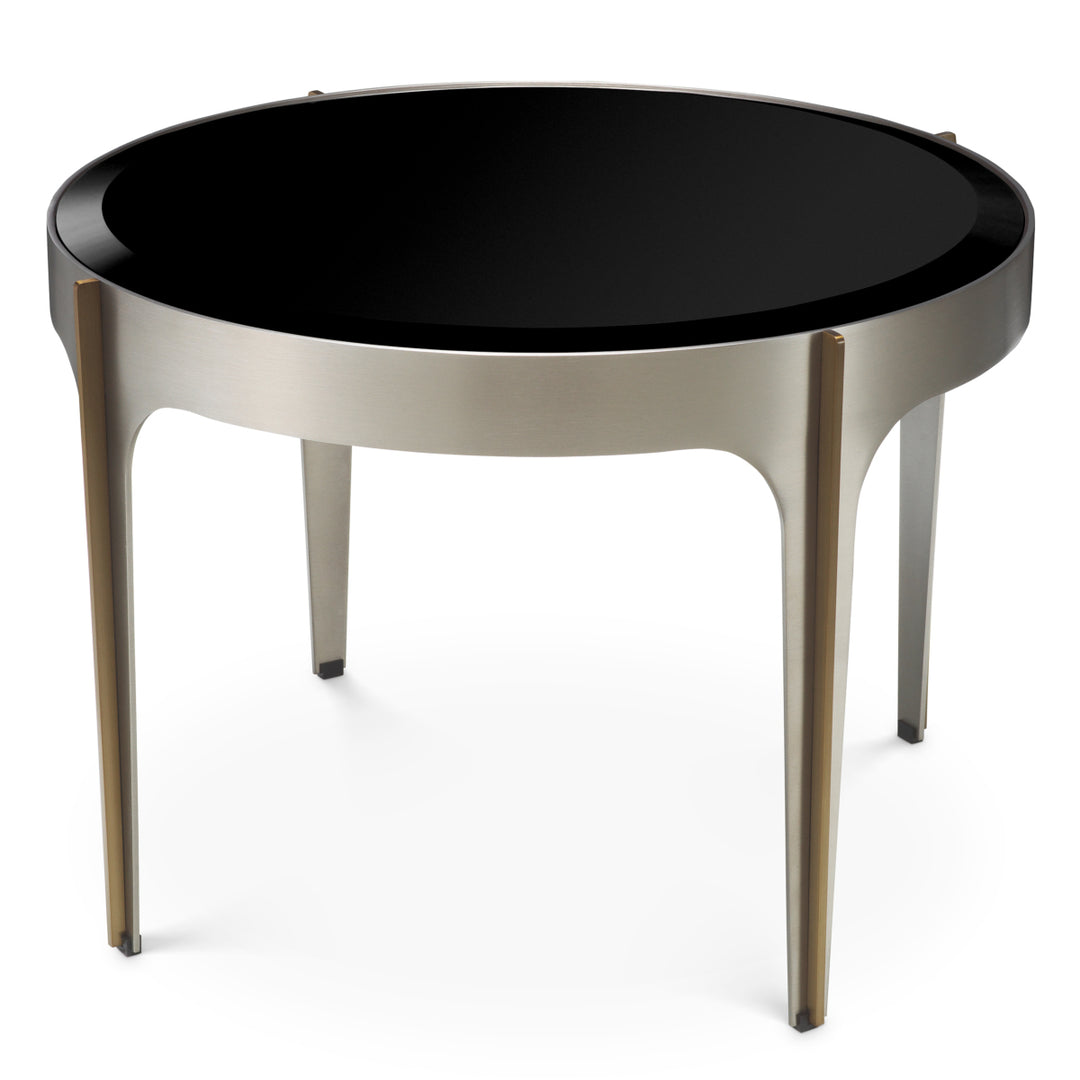 Side Table Artemisa Brushed Steel Finish Furniture Eichholtz