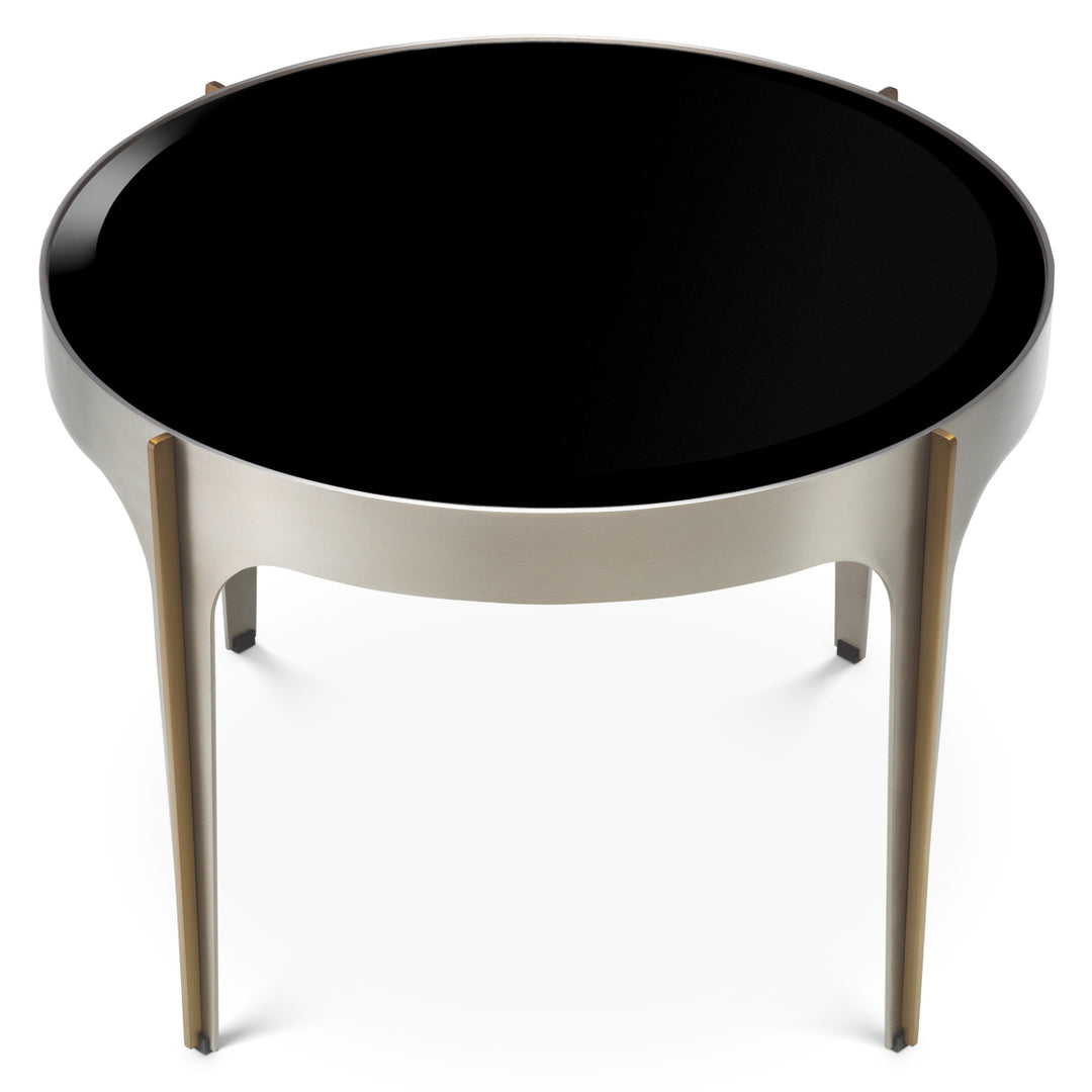 Side Table Artemisa Brushed Steel Finish Furniture Eichholtz