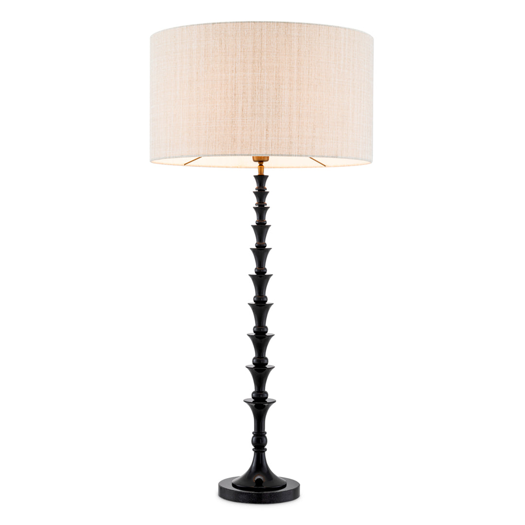 Table Lamp Arabella Piano Black Finish Lighting Eichholtz