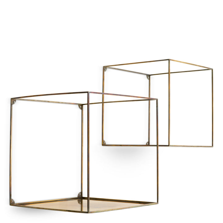 Wall Rack Deco Square Set Of 2 Accessories Eichholtz
