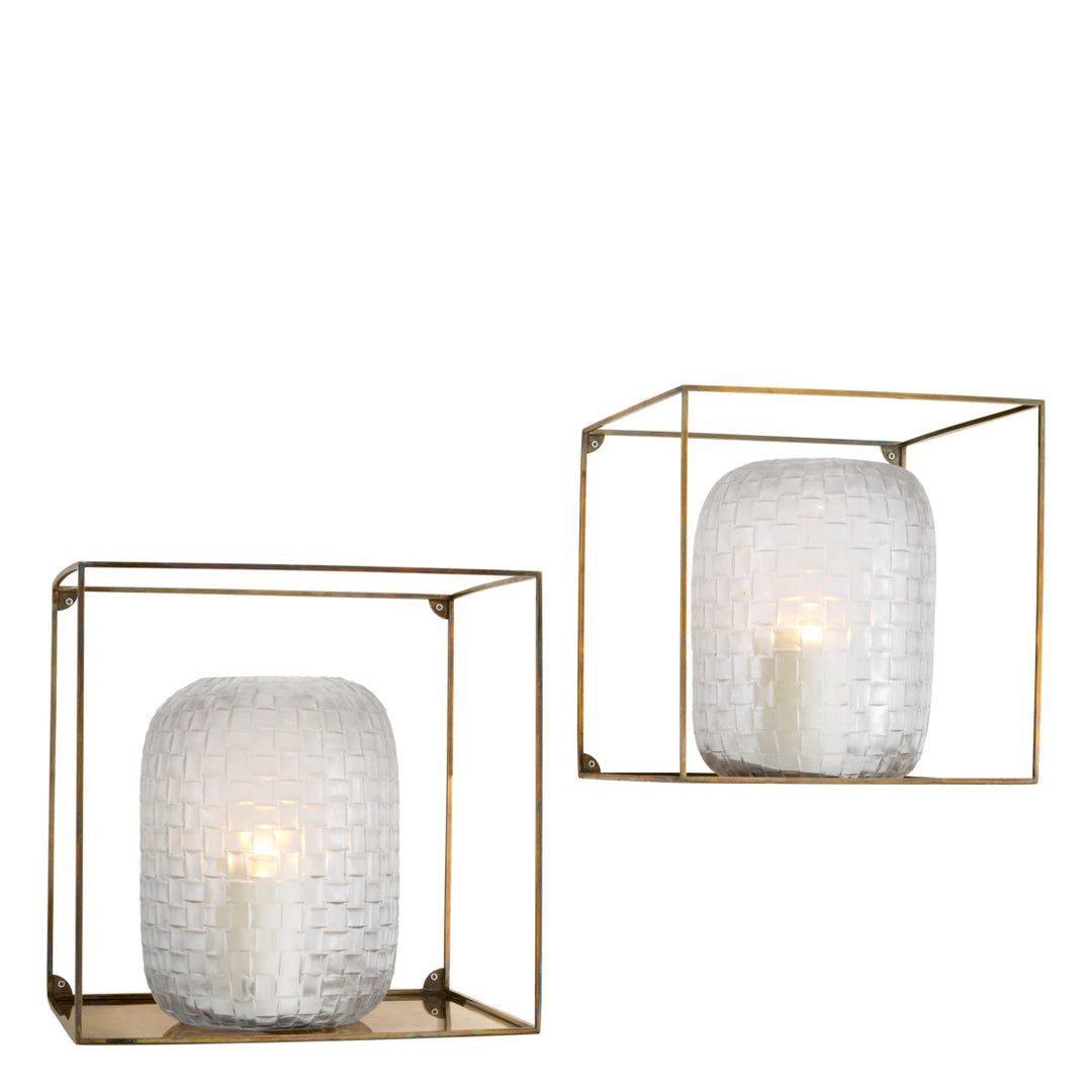Wall Rack Deco Square Set Of 2 Accessories Eichholtz